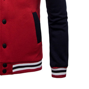 Chaqueta de Invierno de Moda Urbana para Hombre, Diseño Personalizado OEM, Ligera, Transpirable, de Secado Rápido, con Cuello Alto, Estilo Letterman, Superventas - Product Image 3