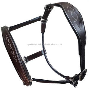 Dos de cheval en cuir véritable marron havane ou noir extra fort cousu fantaisie sur mesure avec quincaillerie réglable en laiton nickel - Product Image 1