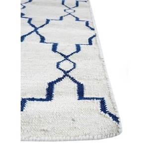 พรมขนสัตว์ทอแบบเรียบสีเทาดำ รุ่น Indusbar Dwrm-162 ลายเรขาคณิตนามธรรมรูปสี่เหลี่ยมผืนผ้าลายทาง สำหรับปูพื้นบ้าน พรมปูพื้นห้องทำจากปอกระเจา - Product Image 4