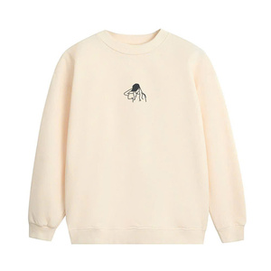 Pull en molleton unisexe HAODY 100% coton ODM |   Sweat-shirt coupe-vent imprimé sur le devant avec motif animal - Product Image 4