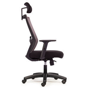 Silla de Oficina Contemporánea HOM1083-02 con Respaldo Ergonómico de Malla, Reposacabezas Ajustable, Material de Espuma y Madera Contrachapada para Visitantes, Estilo Elevable - Product Image 2