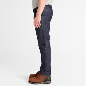 Pantalon en denim pour hommes, coupe confortable, tissu de qualité supérieure, idéal pour les activités de plein air ou les besoins quotidiens de la mode. - Product Image 6