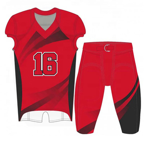 High Quality Custom Logo Printed Breathable Short American Football Uniform Sets Full Logo Printed Football Jerseys Using - Product Image 2