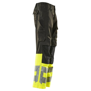 Pantalons de travail légers de sécurité OEM, haute visibilité, réfléchissants, pantalons de travail de chantier, pantalons cargo avec plusieurs poches - Product Image 1