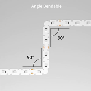 แถบไฟ LED ซิกแซกรูปตัวเอส SMD2835ไฟ LED 12V 10W 120LEDs/M 3000K 4000K 6500K ยืดหยุ่นโค้งงอได้สำหรับตัวอักษรมุมโค้ง - Product Image 3