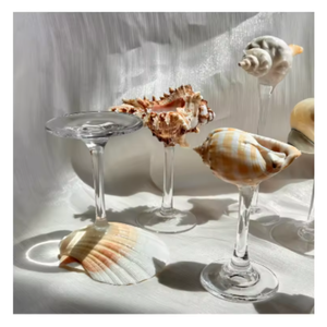 Verre à vin de coquillage de style plage | Gobelet de coquille fait à la main écologique pour un décor élégant - Product Image 5