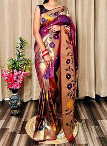 ส่าหรีไหม kanchivram นุ่มบริสุทธิ์ - Product Image 2
