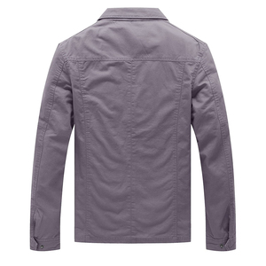 Vestes en toile pour hommes à manches longues respirantes en coton de haute qualité, vestes pour hommes, veste pour homme - Product Image 2