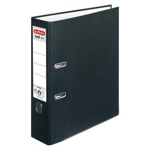 Herlitz Polypropylene Outer Laminated 80mm DIN <b>A4</b> Binder with Paper Inner Lamination - Product Image 1