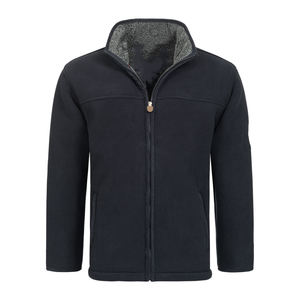 Chaqueta de Forro Polar Cálida e Impermeable para Invierno, Uniforme de Empresa 2026, Manga Larga, Cierre Completo, Personalizable para Hombre - Product Image 4