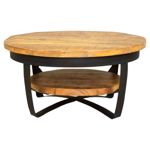 Circulaire noir nouveau Style café Table basse en bois massif meubles de salon de luxe meilleure maison chambre ensemble cuisine table basse - Product Image 5