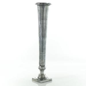 Jarrón de Piso Antiguo de Aluminio, Diseño Costero Personalizado, Material de Hierro para Centros de Mesa de Boda, Arreglos Florales - Product Image 3