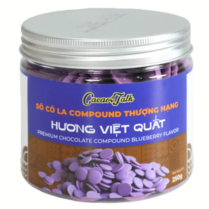 Compound Chocolate OEM/ODM High Quality HALAL Blueberry Chocolate Button Shape Cocoa Bakery <b>Ingredient</b> Export Supply Best Price - Product Image 1