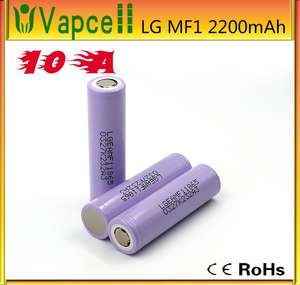 بطاريات ليثيوم قابلة لإعادة الشحن <span class=keywords><strong>MF1</strong></span> <span class=keywords><strong>ICR18650</strong></span> 2200mAh 10A 3.6V <span class=keywords><strong>18650</strong></span> بطارية ليثيوم أيون وشاحن - Product Image 2