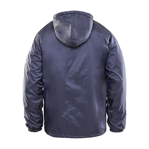 Men's Waterproof Corduroy Quilted <b>Jacket</b> with <b>Heat</b>-Transfer Printed Words Sporty Winter Style Cotton Lining 300g - Product Image 4