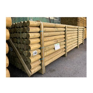 เสาไม้สนกลมคุณภาพดีที่สุด ผ่านการบำบัดด้วยสารสีเขียว - Product Image 5