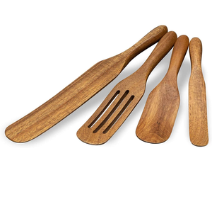 Wood Sourdough Spurtle Kitchen Utensil Wood Dough Whisk Spurtle Customized Hot <b>Sale</b> - Product Image 5