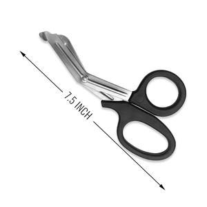 Ensemble de 11 pièces de ciseaux de traumatologie EMT ultra-affûtés + ciseaux à pansements Lister de 5,5 pouces, poignée ergonomique, prise en main confortable, certifié CE. - Product Image 3