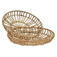 Panier de rangement pour fruits et pain en rotin fait main, forme et taille personnalisées, écologique, vintage, décoratif pour la cuisine, logo personnalisé, vente en gros
