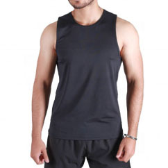 Débardeurs décontractés en polyester de haute qualité pour hommes Meilleure vente Couleur unie Impression 3D personnalisée Prix compétitif Marque privée - Product Image 5