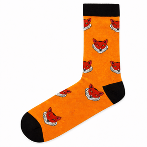 Chaussettes fantaisie en fibres durables, antibactériennes, résistantes aux odeurs, motifs artistiques colorés, toucher doux, qualité supérieure - Product Image 2