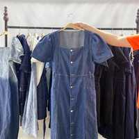 Baju Denim Bekas Grosir Ukay Rok Wanita Elegan Pakaian Campuran Bal Pakaian Bekas untuk Wanita