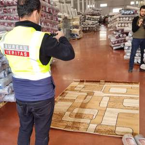 Adiva moderno hecho a máquina poliéster Jacquard tejido resistente a las manchas alfombra de pila alta hogar sala de estar dormitorio Turquía Gaziantep - Product Image 2