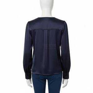 Chemise sans manches en organza plissée pour femme 2025, col en V, style coréen, décontractée de bureau, tissu tissé de haute qualité - Product Image 2