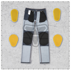 Vêtements de sport unisexes certifiés CE, haute durabilité, design personnalisé, grandes tailles pour adultes, jeans de moto, % coton, respirant, anti-UV - Product Image 4