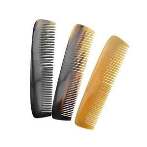 Peine para el Cabello de Cuerno de Búfalo Hecho a Mano, Personalizable, Ecológico y de Alta Demanda para Mujeres y Hombres - Product Image 1