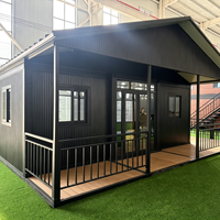 Maison conteneur Starshine extensible et détachable de 20, 30 ou 40 pieds, préfabriquée de luxe, 2 chambres, mini-maisons conteneurs