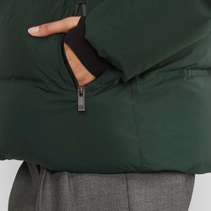 Women's Puffer Jackets, Warm <b>Winter</b> Jacket <b>with</b> Removable <b>Hood</b>, Zipped Pockets, Short <b>Ladies</b> Quilted <b>Coat</b> - Product Image 5