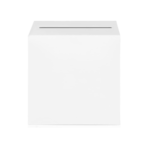 Caja de Tarjeta blanca Favores DE BODA Caja de correos Caja de dinero de recepción de cartón Soporte para recepción de boda, Baby Showers, Aniversario - Product Image 2