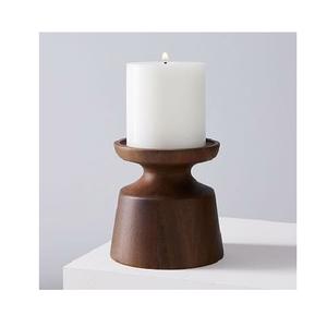 Elegante Portavelas de Madera con Detalles de Acabado Liso para Brindar un Cálido Brillo de Vela en Áreas del Hogar que Buscan la Tranquilidad - Product Image 6