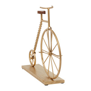 Escultura de bicicleta de mesa para decoración del hogar Escultura de mesa de bicicleta de metal para sala de estar y decoración de oficina Best Seller - Product Image 3