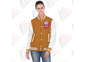 Venta caliente de las mujeres Casual Street Wear Varsity Jacket Nueva moda de impresión personalizada chaqueta transpirable para las mujeres - Product Image 4