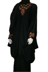 Diseño de bordado más demandado Abaya para mujeres musulmanas en Oriente Medio - Product Image 2