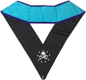 2024 collier maçonnique Regalia pour Blue Lodge Arch Colliers de maçons artisanaux avec design personnalisé en couleur verte - Product Image 4