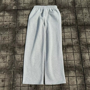 Haute qualité nouveau Style Baggy jambe droite pantalons de survêtement 100% coton polaire pantalons de survêtement survêtement Logo personnalisé pantalons de survêtement pour hommes - Product Image 5