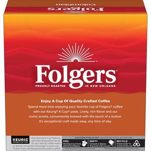 Café Colombien Folgers, torréfaction moyenne, dosettes Keurig K-Cup, boîtes de 32 unités (lot de 4) - Product Image 2