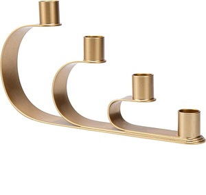 Portavelas de fusión de madera y metal, soporte de muestra disponible para vacaciones, decorativo, estampado europeo hecho a mano, decoración de boda, caja OEM, cantidad mínima - Product Image 4