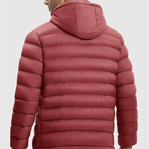 Chaqueta Acolchada Ligera y Plegable para Hombre, con Capucha Desmontable, Resistente al Agua, Abrigo Aislante de Invierno con Puños Elásticos - Product Image 3