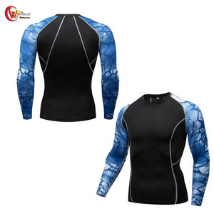 Factory Price Professional Custom Sports MMA <b>Rash</b> <b>Guard</b> Custom Logo Printed MMA <b>Rash</b> <b>Guard</b> - Product Image 1