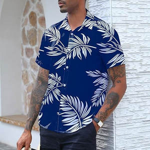 เสื้อเชิ้ตแฟชั่นลำลองลายดอกไม้พิมพ์ลายดิจิทัลทั้งตัว สำหรับฤดูร้อน ใส่ไปเที่ยวทะเล ระบายอากาศ แห้งเร็ว ไม่เป็นขุย - Product Image 3