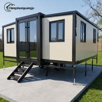 Maison conteneur préfabriquée en forme de A prête à être expédiée avec un design de maison conteneur préfabriquée portable