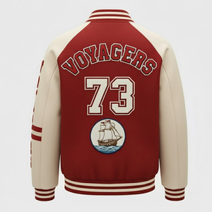 Chaquetas Varsity de Lana Bordadas en Chenilla Más Vendidas, Chaqueta Varsity de Béisbol de Manga Larga para Hombre - Product Image 2