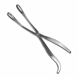 Forceps d'accouchement professionnel réutilisable en acier inoxydable pour chiots, instrument chirurgical vétérinaire pour petits animaux - Product Image 1