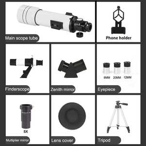 Télescope astronomique professionnel HD 70 mm, réfracteur en métal - Product Image 6