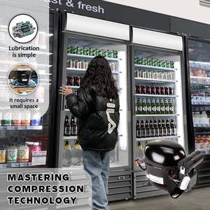 Nouveau compresseur de réfrigérateur électrique 115V, réfrigérant R314a, matériau en cuivre, certificat ROHS - pour congélateur, maison, voiture, hôtel - Product Image 2