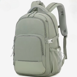 High Quality Unisex Soft Polyester Student <b>Backpack</b> <b>Waterproof</b> Convenient Laptop Compartment Fashionable Outdoor Zipper Thread - Product Image 2